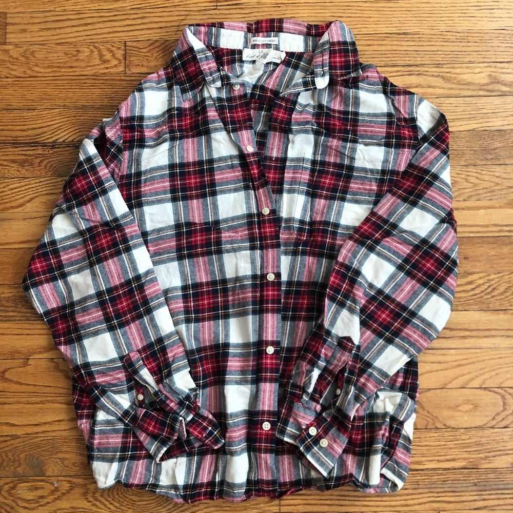 Classic Flannel shirt L.O.G.G , xxl, red/white/blk